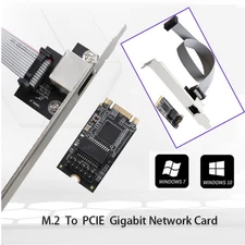 Lan Card Internet Splitter gigabit network card network adapter M.2 to PCIE card