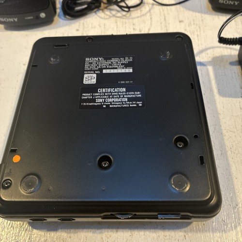 VINTAGE SONY DISCMAN D-11 PERSONAL / PORTABLE (CD) COMPACT DISC PLAYER LAUTSPRECHER - Bild 11 von 11
