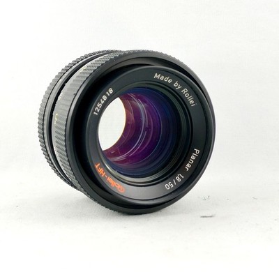 Rollei HFT Zeiss Planar 50mm f/1.8 Lens QBM Mount