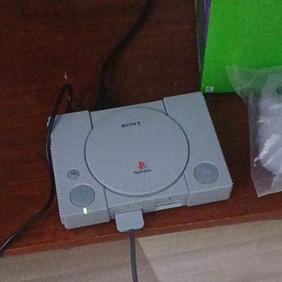 Sony PlayStation Classic Microconsole Gray HDMI USB Wi-Fi Controllers