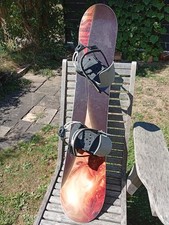 Snowboard mit Bindung, Länge ca. 1,38m