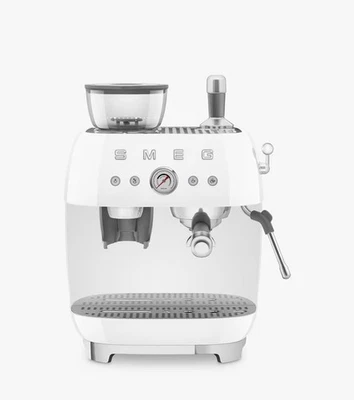 Smeg EGF03 Bean to Cup Coffee Espresso Machine White C Grade