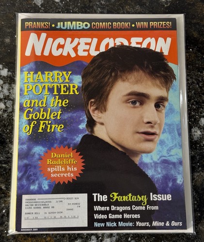 NICKELODEON MAGAZIN NOVEMBER 2005 HARRY POTTER FEUERKELCH DANIEL RADCLIFFE - Bild 7 von 8