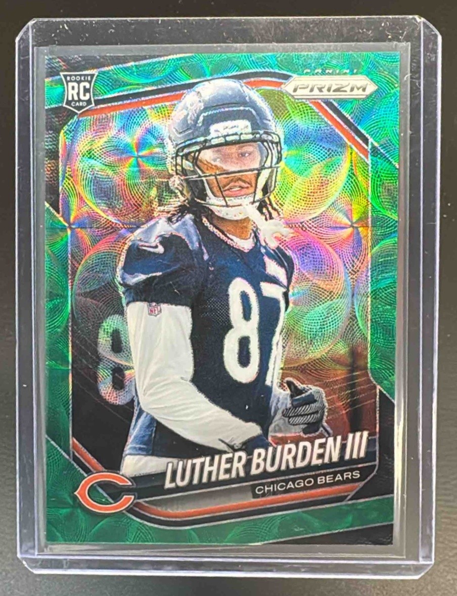 Luther Burden III 2025 Panini Prizm #331 Green Scope Rookie RC /75