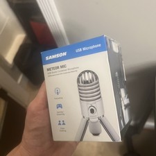 Samson Meteor Mic USB Studio Condenser Microphone - Silver - SAMTR