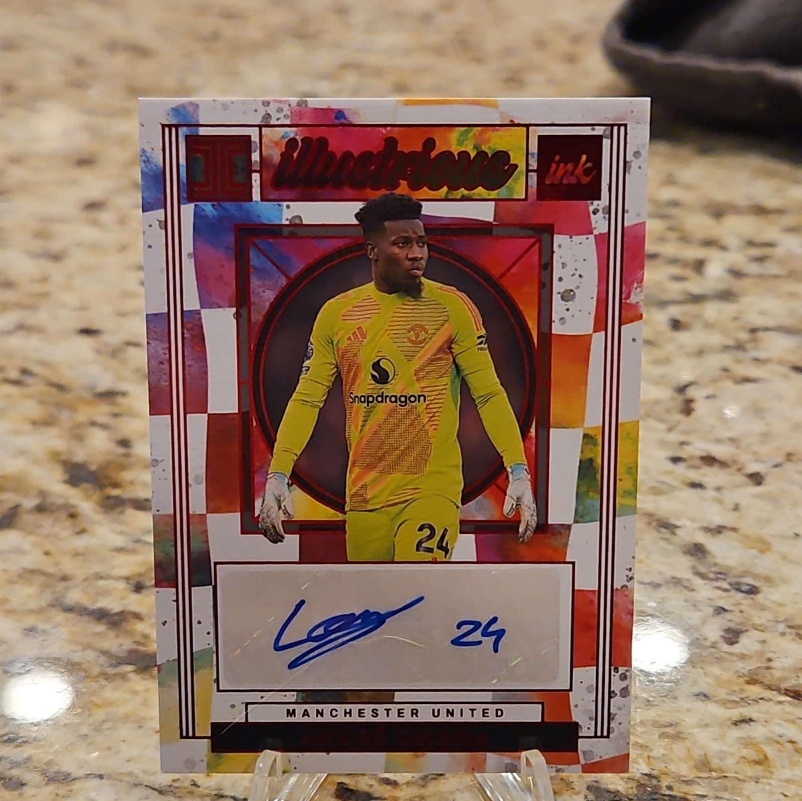 Panini Impeccable Premier League 24/25 Manchester United Andre Onana Auto /75