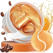 Vitamin C Under Eye Patches 30 Pairs Collagen Niacinamide Dark Circles Wrinkles