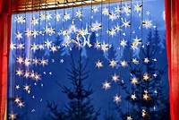 Led Lichtervorhang Lichterkette Fenster Sterne Fensterdeko Weihnachtsbeleuchtung