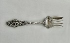 Reed & Barton Sterling "Les Six Fleurs" Large 9-3/8" Cold Meat Fork - No Mono