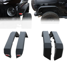 Vijay For 2007-2017 Wrangler Jk 4 Pcs Front Rear Fender Flares With Led Light