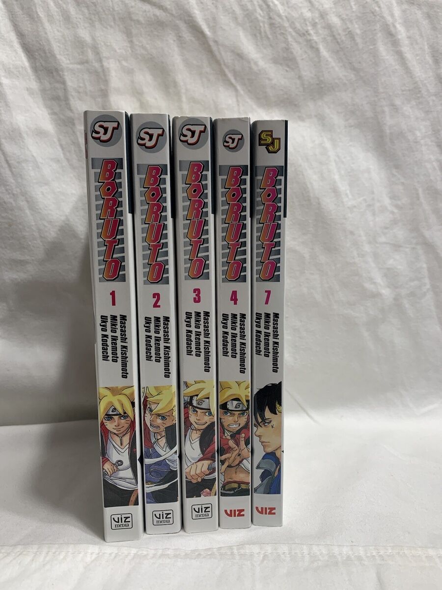 Boruto: Naruto Next Generations Volumes 1-4, & 7, Great Condition