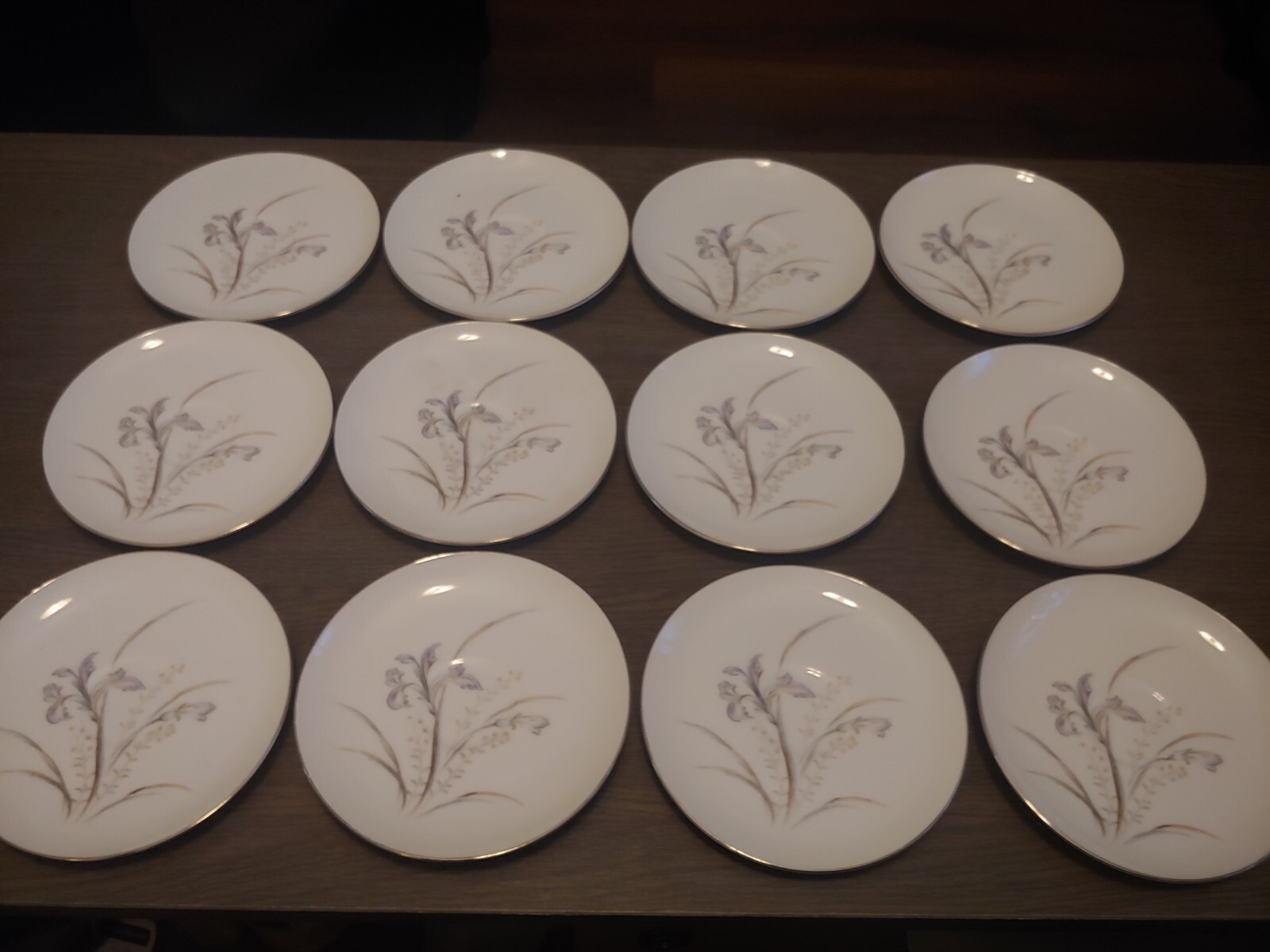 VINTAGE KYOTO FINE CHINA "Riviera" (7489) 30 Piece teacups and saucers