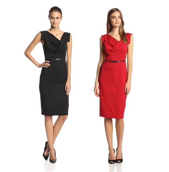 Black Halo Classic Jackie O Belted Sexy Women Cocktail Party Dress Black Red New | eBay Black Halo Classic Jackie O Belted Sexy Women Cocktail Party Dress Black Red New | eBay