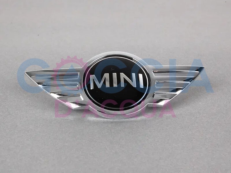 Genuine BMW MINI R50 R52 Cabrio Hood Emblem Badge – Chrome OEM 51147026184