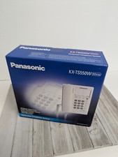 New Panasonic KX-TS550W Single Line Integrated Telephone System White SEALED