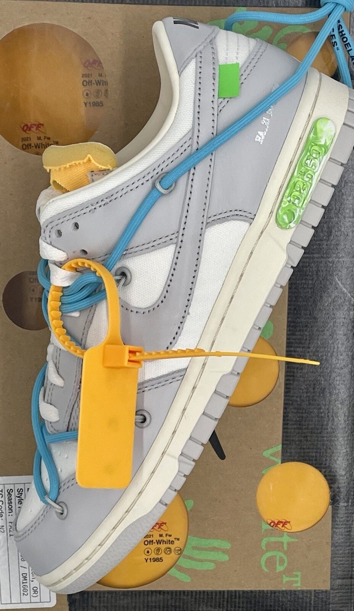 Size 7.5 - Nike Dunk Low x Off-White Lot 02 of 50 2021