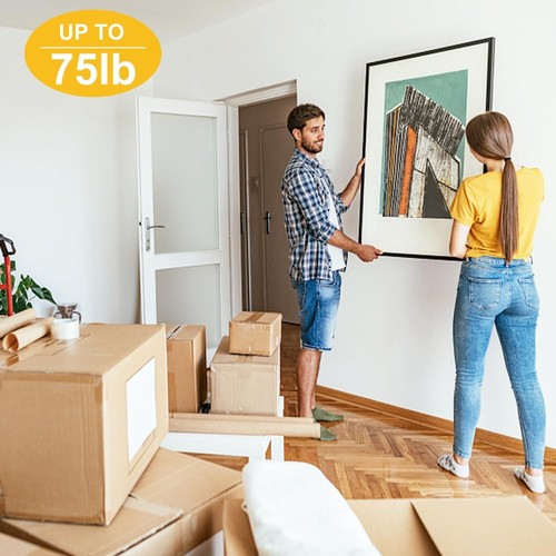 330Pcs Picture Hangers, Picture Hanging Kit, Picture Hanging Hooks Holds 10-75Lb - Picture 5 of 7