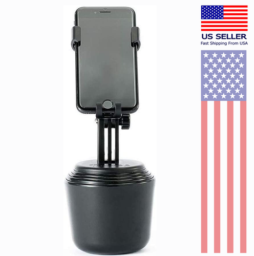 Vomolo Cup Holder for Car Phone Mount Automobile Cradle Compatible with Phones