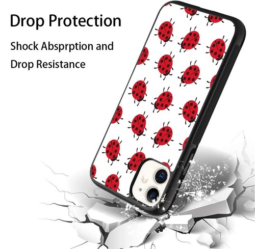 For iPhone SE XS XR Max 5 6 7 8 Plus Anti scratch Cover small beetles Ladybugs - Picture 19 of 25