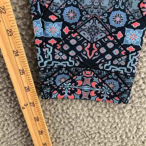 Soft Surroundings Pants Womens Large Have to Have Blue Patterned Leggings Ankle - Picture 7 of 11
