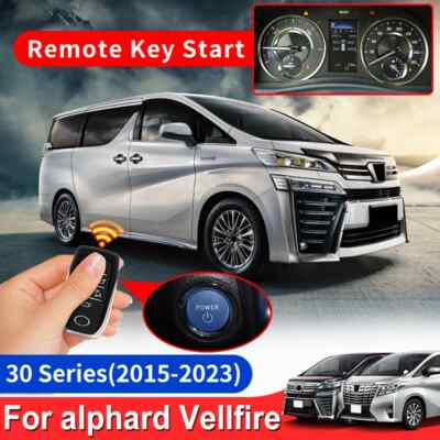 For Toyota Alphard Vellfire Remote Control Key Starter Upgraded Accessories