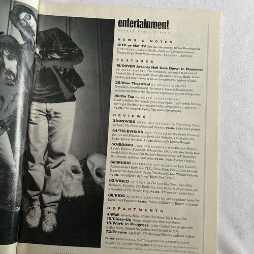 1992 17.04. Unterhaltung wöchentliches Magazin Arsenio Hall (CP185) - Bild 2 von 3