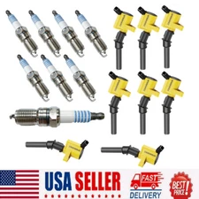 8X Ignition Coil Pack and Iridium Spark Plug For Ford F-150 4.6L 5.4L V8 DG508
