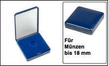 Lindner-2029-018-Blau-Kunststoff-M&uuml;nzetui-mit-Veloureinlage-F&uuml;r-M&uuml;nzen-bis-18-mm