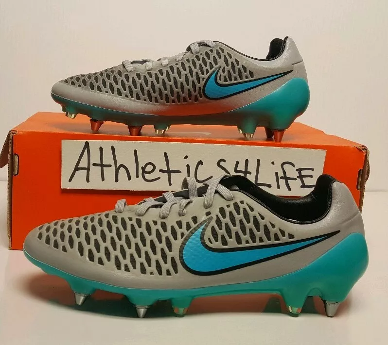 Anoniem boog Rennen NIKE MAGISTA OPUS SG-PRO SOCCER CLEATS SIZE 6 GREY TURQUOISE BLACK  649233-041 | eBay