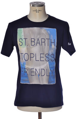 Saint Barth - Topwear-T-shirts - man - Blue - 758917C184727