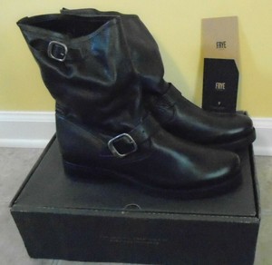 short black slouch boots