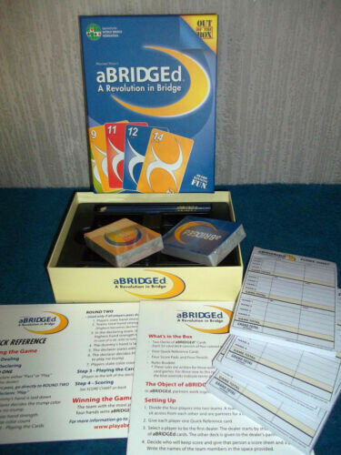 ABRIDGED CARD, BOARD GAME - A REVOLUTION IN BRIDGE - NEW, CONTENTS SEALED - Picture 1 of 6