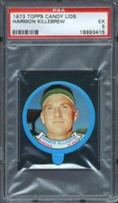 1973 Topps Candy Lids Harmon Killebrew PSA 5 Minnesota Twins HOF