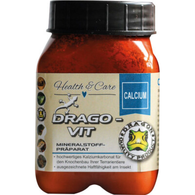 Dragon DRAGO-VIT Calcium 150 g Kalziumkarbonat Reptilien Vitamine RS-30