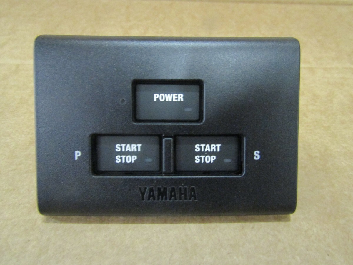 YAMAHA ENGINE SWITCH PANEL - POWER-START-STOP PORT & STRB #6X9