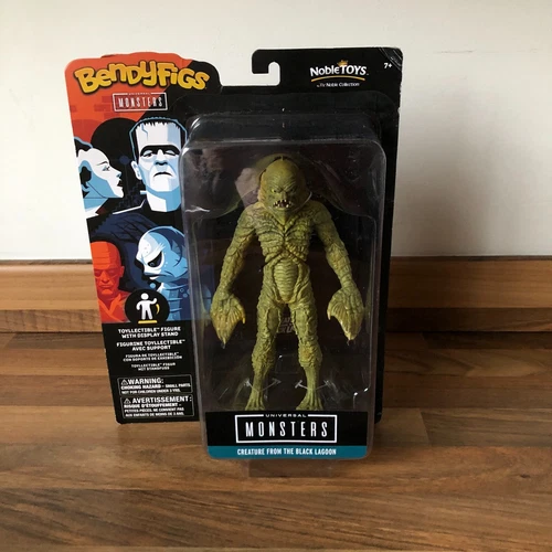 Monsters Bendyfigs Creature From The Black Lagoon & Stand 7.5" Noble Collection