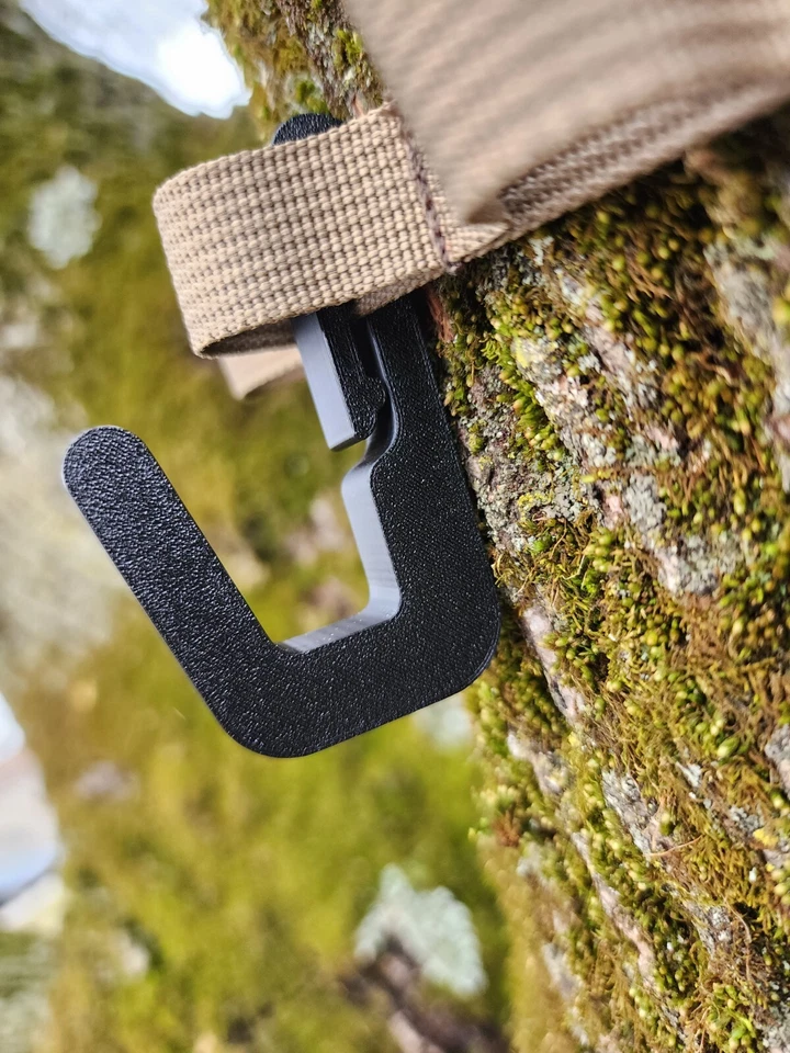 Saddle Hunting Set of 3 Gear Hangers Molle Clips Tethrd Cruzr Trophyline Hawk - Image 2 of 2