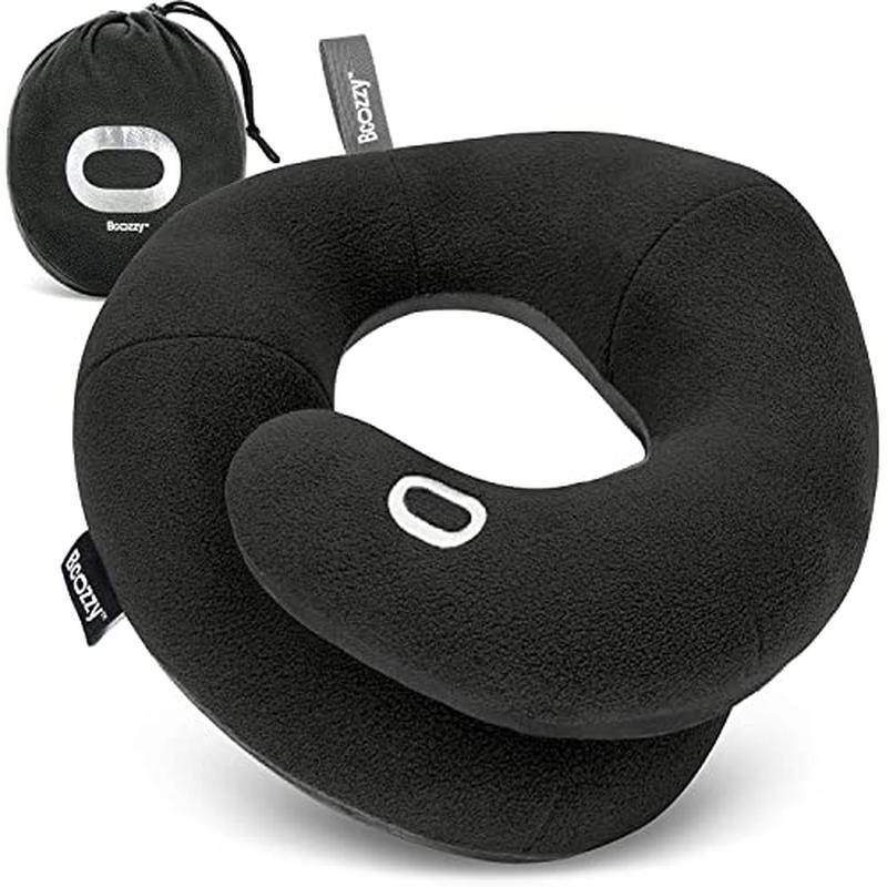 Ergonomic Travel Pillow with Double Support for Neck and Chin Easy to Clean