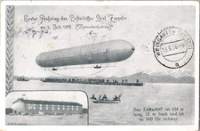 1936 Germany Zeppelin Hindenburg LZ 129 Art Postcard Cover to Weingarten Wurtt