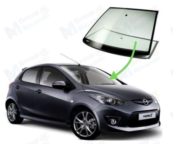 Mazda 2 2007 - 2015 Windschutzscheibe Frontscheibe Vorne Front-image