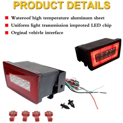 Luz trasera antiniebla estilo F1 LED roja brillante luz trasera freno para Subaru WRX STi XV - Imagen 2 de 12