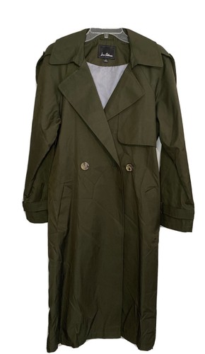 Sam Edelman Olive Green Double Breasted Trench Co