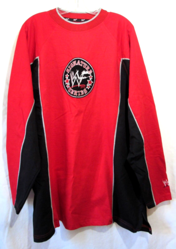 WWF War Zone Signature Series Red & Black Wrestling 1999 Vintage Shirt XL NWT