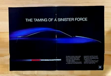 1983 Print Ad Pontiac Firebird Trans Am The Taming Of A Force Centerfold