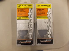 New Lot of 2 Powercare Y55 16" Chain Saw Chain McCullock Wen etc. 461-785  K5