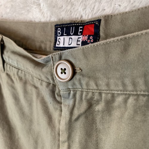 Blue Side Combat Cargo Cotton Green Pants Trousers Size Men's W39 L33 - Picture 21 of 22