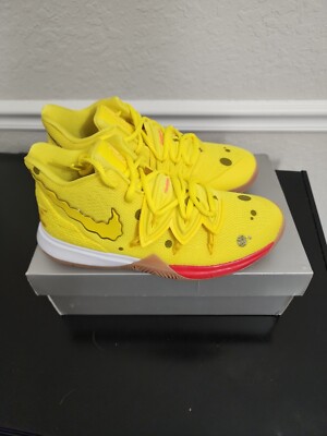 Nike Kyrie 5 x SpongeBob 2019 CJ7227-700 Size 5.5Y GS Rare