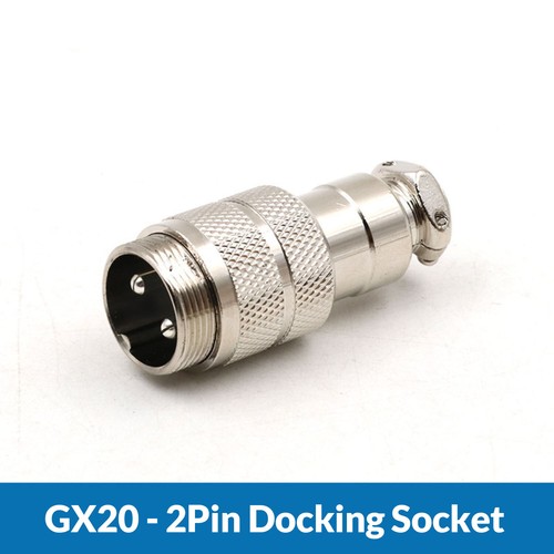 GX12 / GX16 / GX20 Aviation Connector Plug / Socket Metal Panel / Inline Cable - Picture 137 of 148