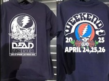 Dead And Company Las Vegas Sphere 2025 24,25,26 April 2 Side Shirt S-5XL