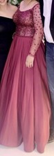 fushia formal dress size 14